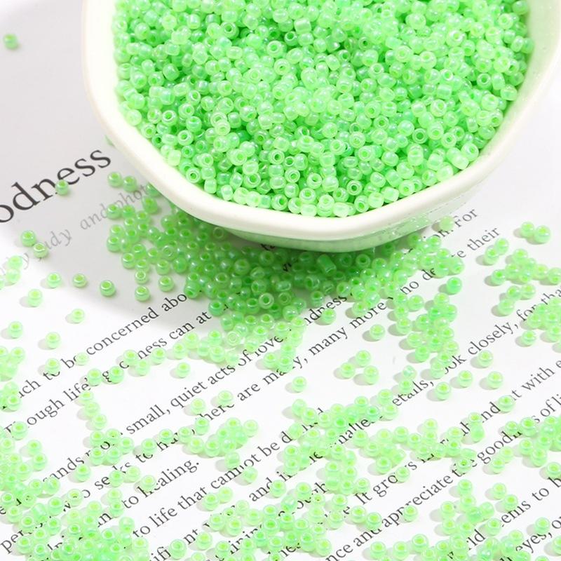 Креативные свободные бусины, сделай сам, изготовление ювелирных изделий, стеклянные бусины, маленькие бусины, 250/500 шт., 2/3 мм, ожерелье, браслет, кулон