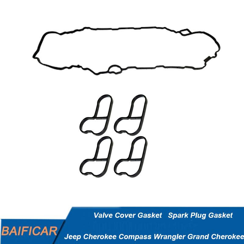 Brand New Valve Cover Gasket 5048234AA Spark Plug Gasket 5048235AA For Jeep Cherokee Compass Wrangler Grand Cherokee Dodge