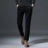 2024 Новые весенние и осенние мужские вельветовые модные универсальные облегающие повседневные брюки из бархата высокого класса