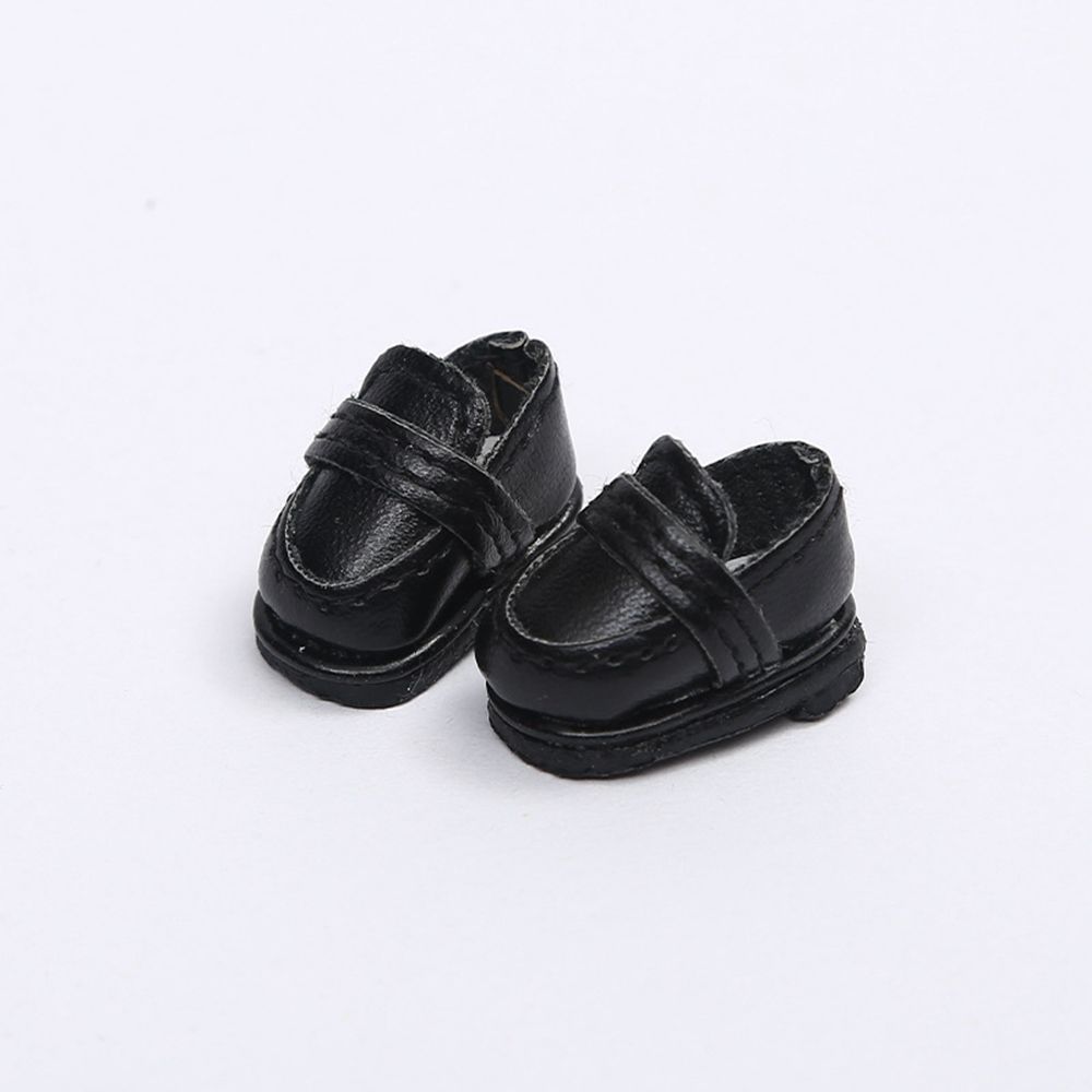 for 1/12BJD Doll Handmade for 1/11 OB11 Leather Shoes Doll Boots Cowhide Dolls Shoes New Casual