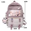 Новый водонепроницаемый нейлоновый женский рюкзак, женская дорожная сумка Kawaii, школьная сумка для девочек и мужчин, рюкзак для ноутбука, сумки для книг