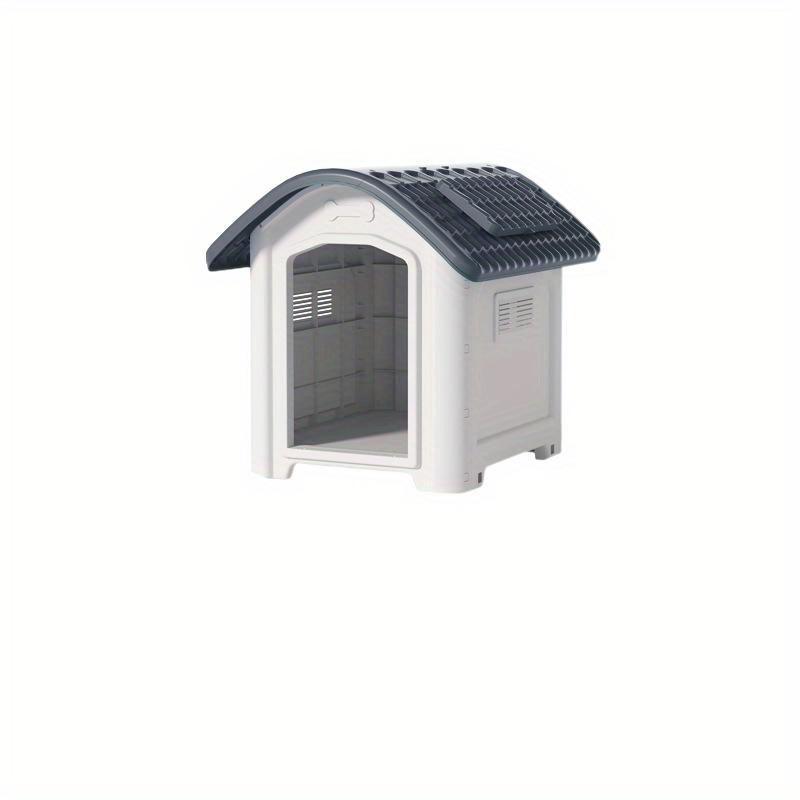 Пластиковая будка для собак Four Seasons Universal Sun-proof Dog Shed, большая, уличное, непромокаемое спальное место для домашних животных с окном в крыше