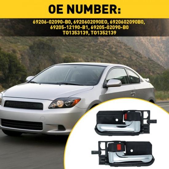 Левая правая внутренняя ручка двери передняя для Toyota Corolla Matrix 2003-2008 2 шт.