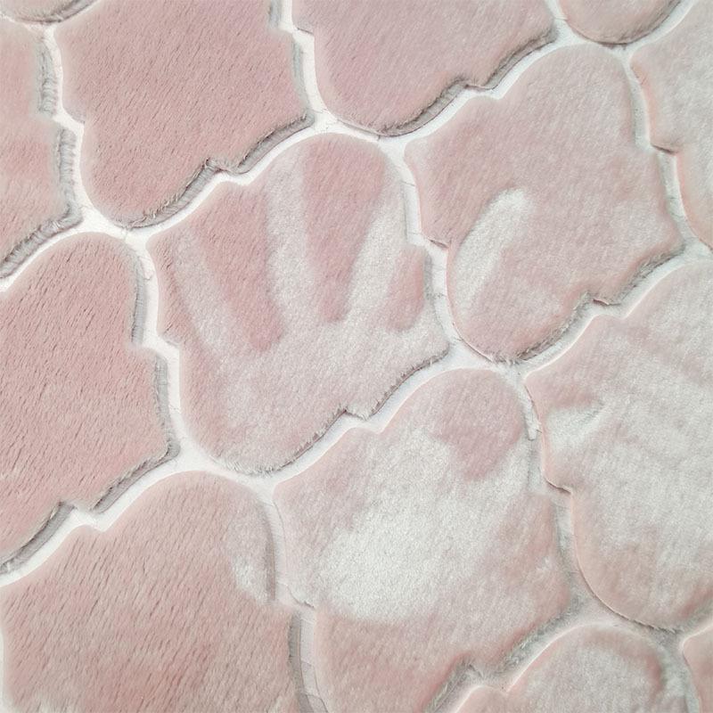 Cross-border Thick Raschel Prayer Mat with Irregular Embossed Design