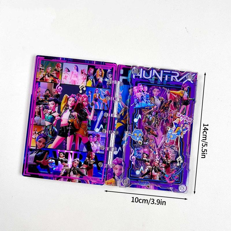 Kpop Охотник на демонов Блокнот Kpop Мультяжные канцелярские товары Po Дневник для записей Huntrix Блокноты Рождественские подарки-сувениры
