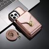 Кожаный кошелек через плечо, вертикальная сумка для карт, чехол для Iphone 14 13 12 Mini 11 Pro X Xs Max Xr 8 7 Plus Se 2020, чехол для кошелька на молнии