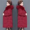 Plus Size 6XL Winter Jacket Female Down Cotton Padded Clothes Women Casual Slim Parka Middle-aged Coat Overcoats V1011