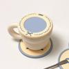 6 Piece Heat-resistant Macaroon Coaster Set Non-slip Drink Pad Household Cup Mat  Study