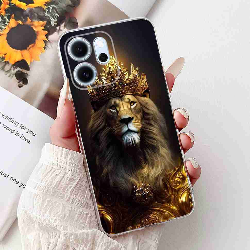 For Oppo Reno14 F 5G CPH27436.57" Case Colorful Butterfly Flowers TPU Soft Silicone Cover For Oppo Reno 14 F RENO14F Phone Cases