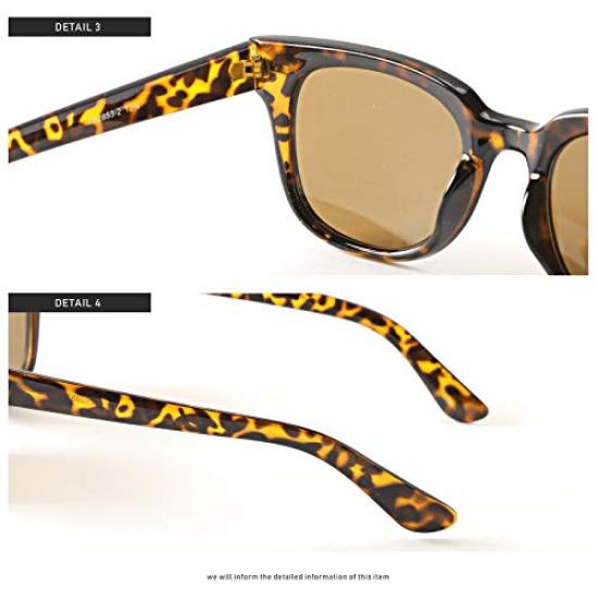 Солнцезащитные очки LUX STYLE Wellington Tortoise Shell Free Size Black x Light Blue [Rag Style] Мужские Женские pm-9161