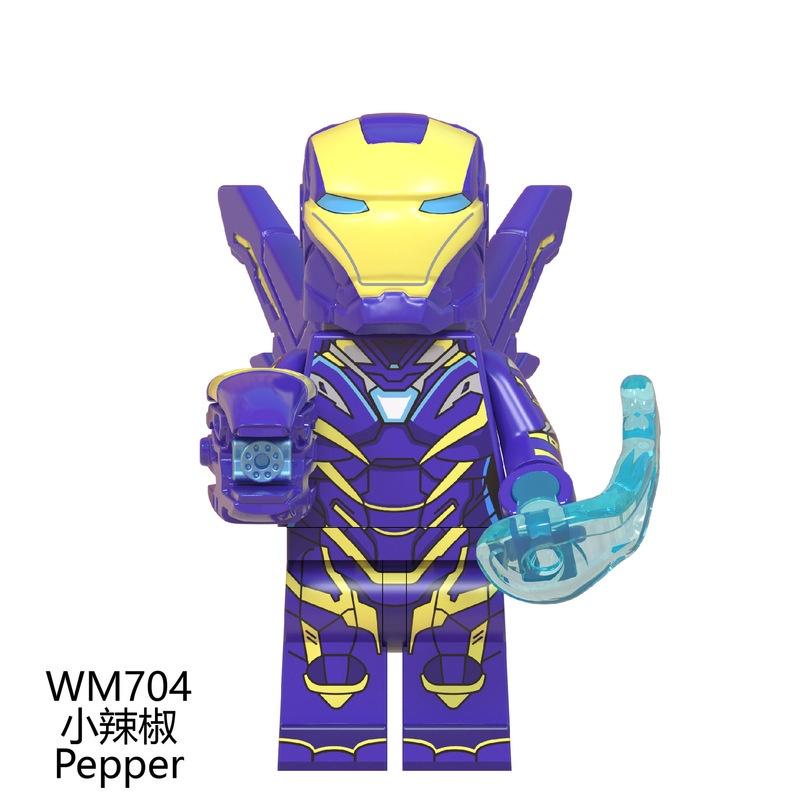 Мстители Супергерои Marvel Танос Тор Капитан Америка Конструктор Игрушки Минифигурки