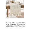 American Style Festival Dining Table Cover Solid Color Tablecloth Boho Table Runner  Christmas