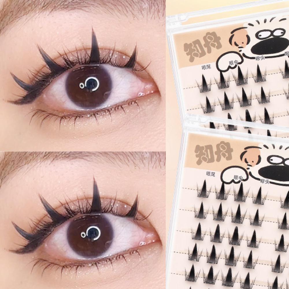 DIY Self-adhesive Lash Clusters Reusable False Eyelash Clusters Cute Adhesive False Eyelashes Lady