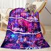 Colorful Bubbles Friendship Blanket Soft & Cozy Great for Seaside Couch Chair for All Occasions Modern Perfect Gift for Relatives and Friends