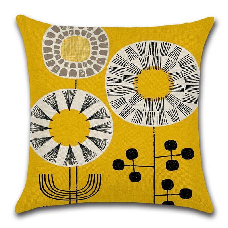 Stylish Floral Cushion Cover For Bedroom Dining Room And Home Office 45cm