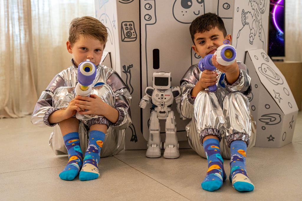 Космос - носки для детей 27-30 лет