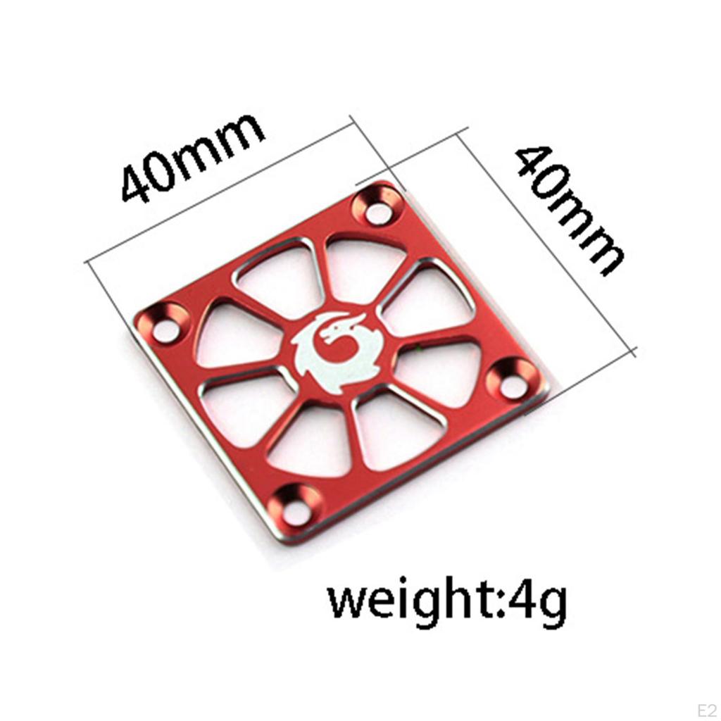 Metal Fan Cover for RC Motor ESC Cooling Protection