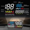 D5000 Head Up Display OBD Gauge Car HUD Windshield HD Projector Km/h MPH Digital Speedometer Display Smart Water Temp Dashboard