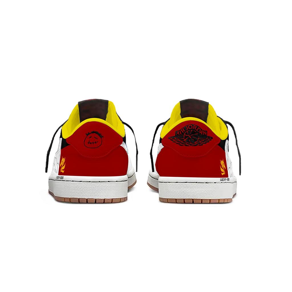Jordan X Travis Scott Air Jordan 1 Leading The Way Коробка Нескользящая Низкие Винтажные Баскетбольные Кроссовки Женские DZ4137-700(Команда2042- )