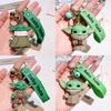 Adorable 2024 Baby Yoda Keychain Silicone Figure Mandalorian Star Wars Charm