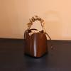 Ladies' Bags, Bucket Bag, Niche Design, Vegetable Basket Bag, High-end Style, Petal-shaped Hand-held Crossbody Bag