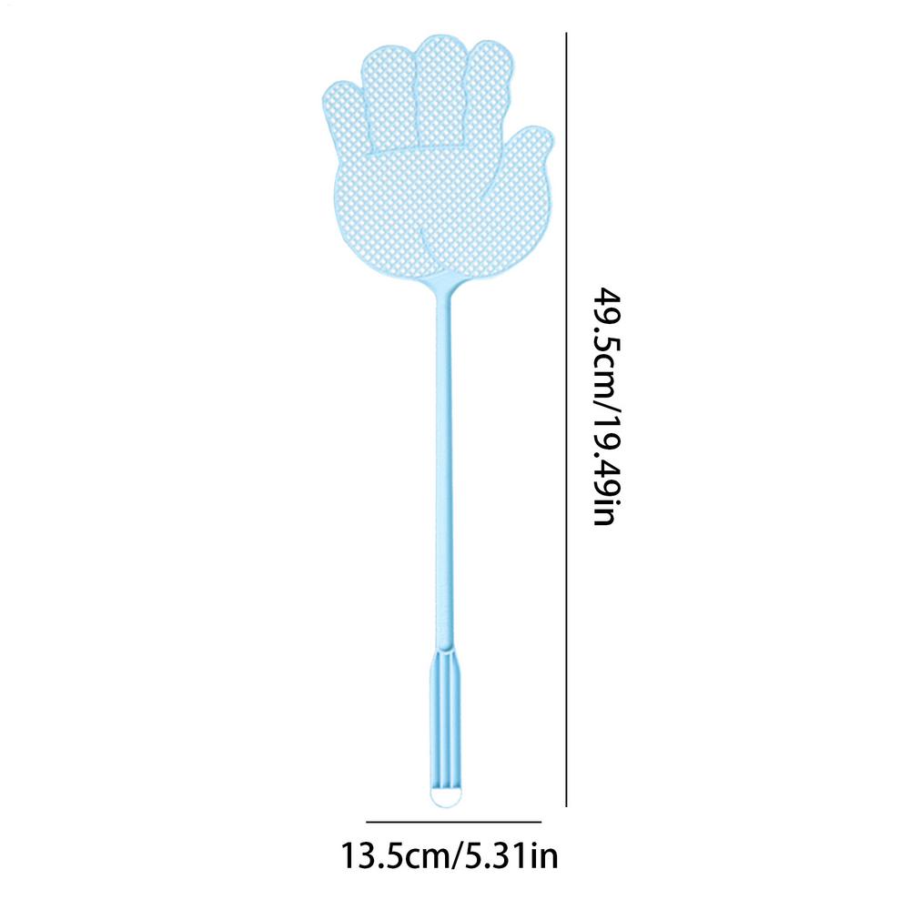 Plastic Fly Swatters Durable Cute Palm Plastic Heavy Duty Flyswatter Mosquito Repellent Tool Home Accessories Tools Random color
