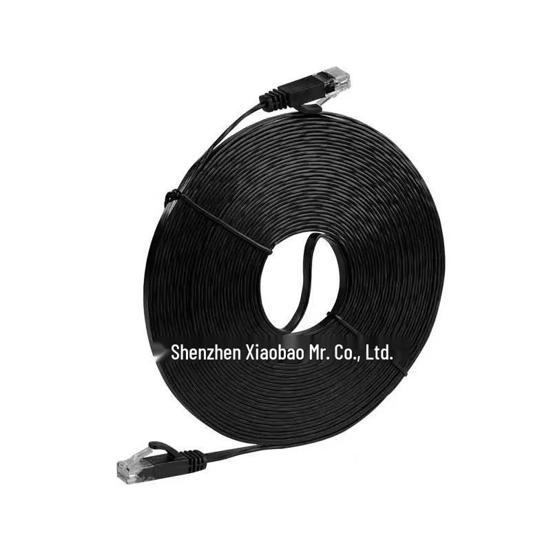 Сверхтонкий плоский сетевой кабель CAT6 Gigabit в наличии - Чистая медь