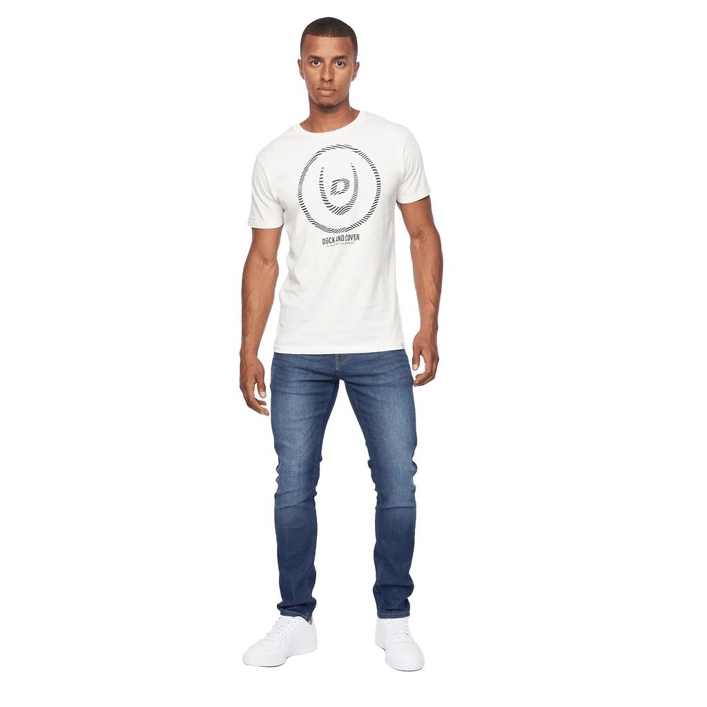 Duck And Cover Mens Overburg Tapered Jeans