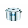 Endo Shoji Commercial Half-Crock Pot, 27cm, Stainless Steel, Made In Japan, AHV11027