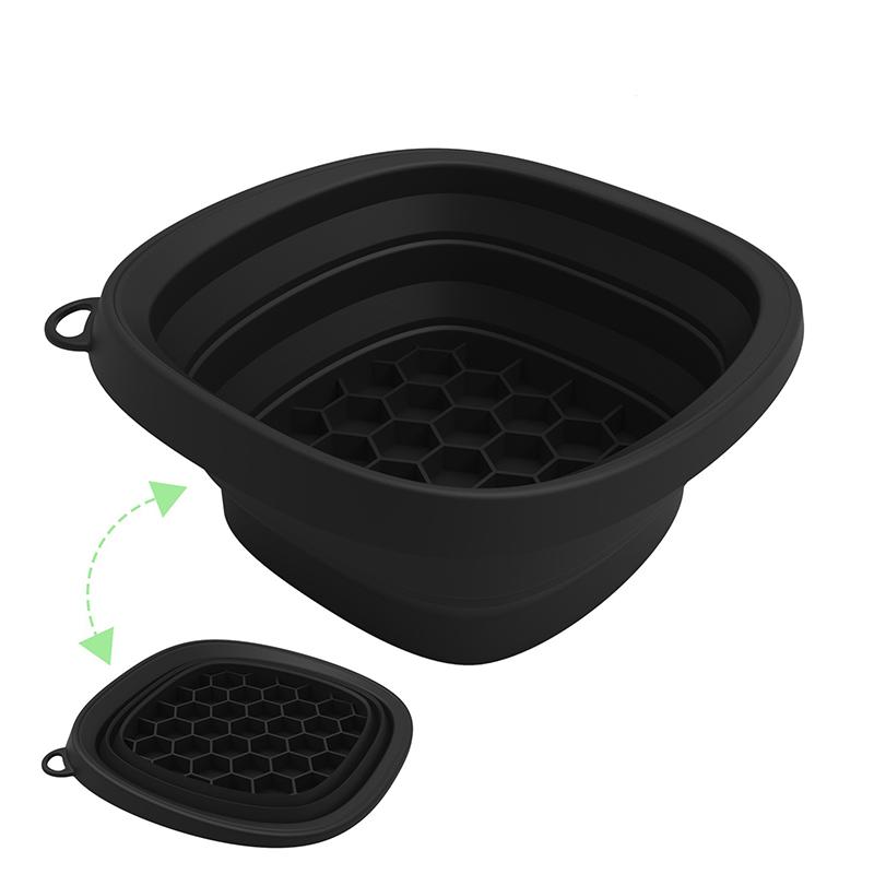 Складная миска для ледяных процедур для лица для дома и путешествий – Многофункциональный инструмент для ухода за кожей для погружения лица в лед и проведения процедур с ледяной водой