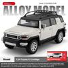 Масштаб 1/24 TOYOTA FJ Cruiser Внедорожный внедорожник Металлический литой под давлением Модель автомобиля Высокое качество Декоративные модные украшения Подарочная коробка для друга