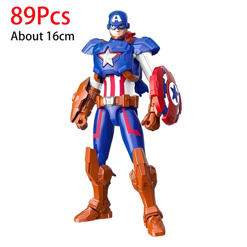 16 см  Marvel Legends лего Дэдпул Человек-паук Строительные блоки Железный человек Мультяшный персонаж Строительный блок Игрушки Для Детей