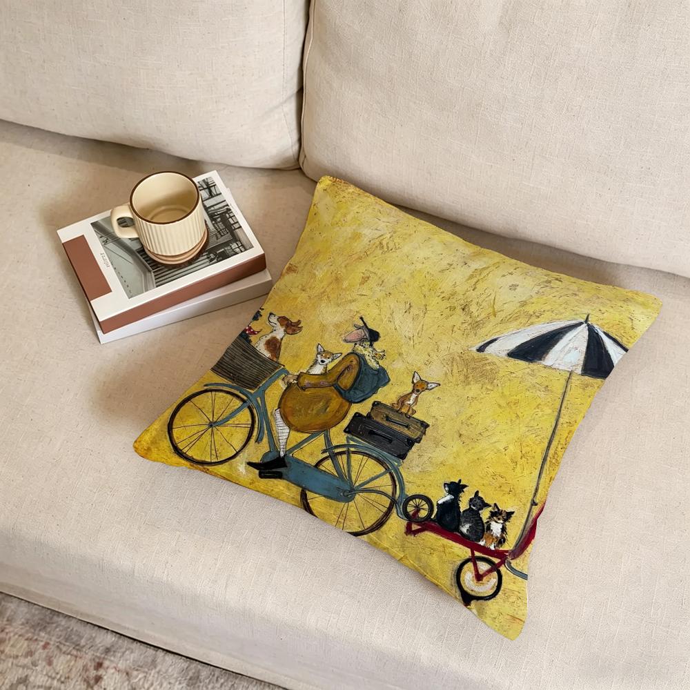 S-Sam Toft Арт Наволочка для подушки Ткань Мягкая Мебель, Наволочка, Чехол на подушку, Подушка для дивана, Декор для дома
