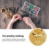 10pcs Gold Hollow Beads Round Shape Gold Plated Beads Spacer Beads  Earrings Making