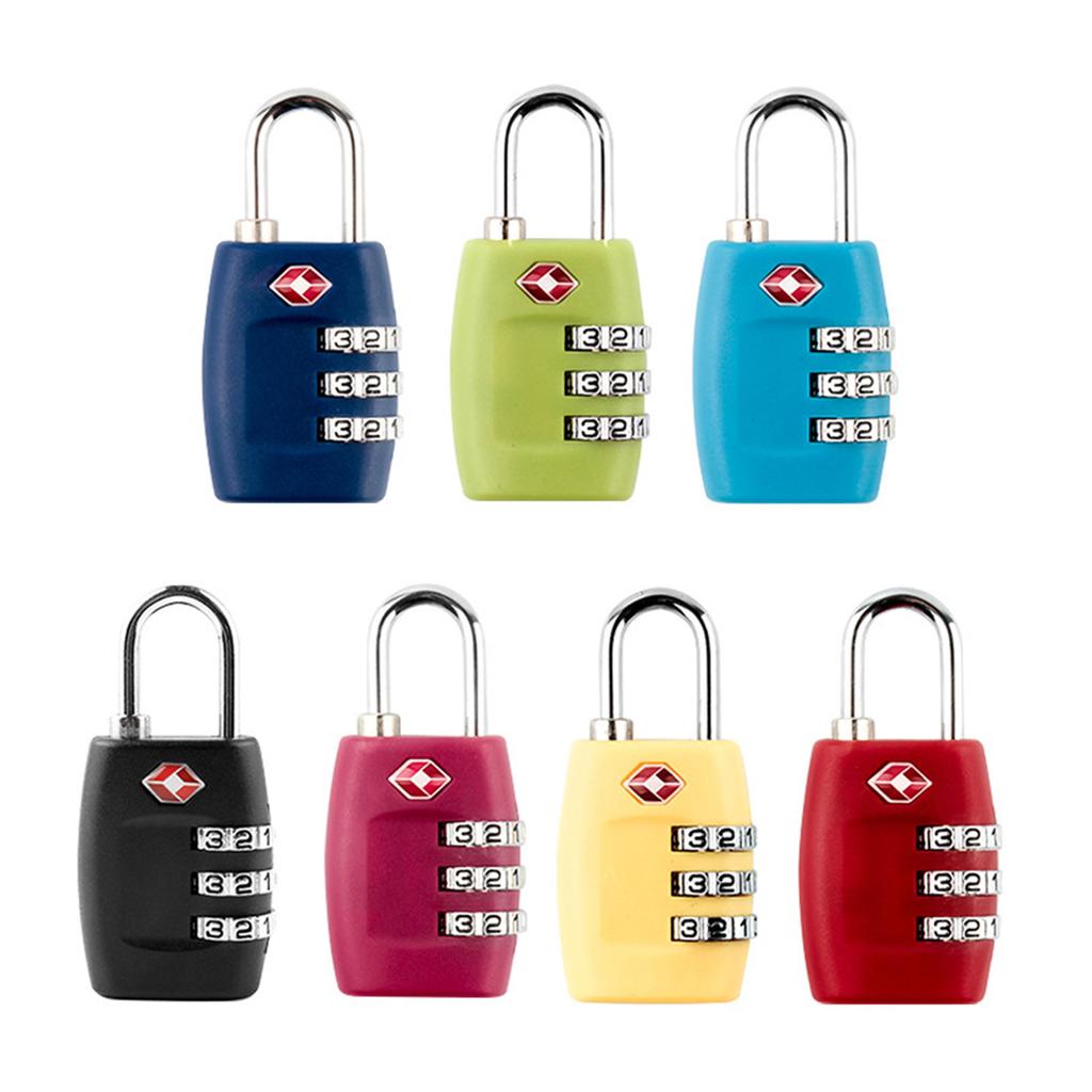 TSA Approved Luggage Locks Practical Suitcase Locks Travel Locks 3 Digit Combination Padlocks for Travel Bag Lockers Gym