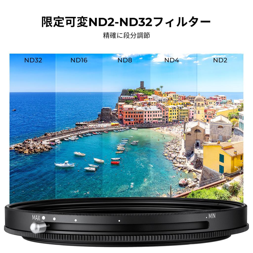 Concept 82мм Фильтр Многофункциональный Фильтр 2в1 Ослабление Света Поляризационный Эффект 24 Слоя Нанопокрытия с Обеих Сторон Водоотталкивающий и Маслоотталкивающий