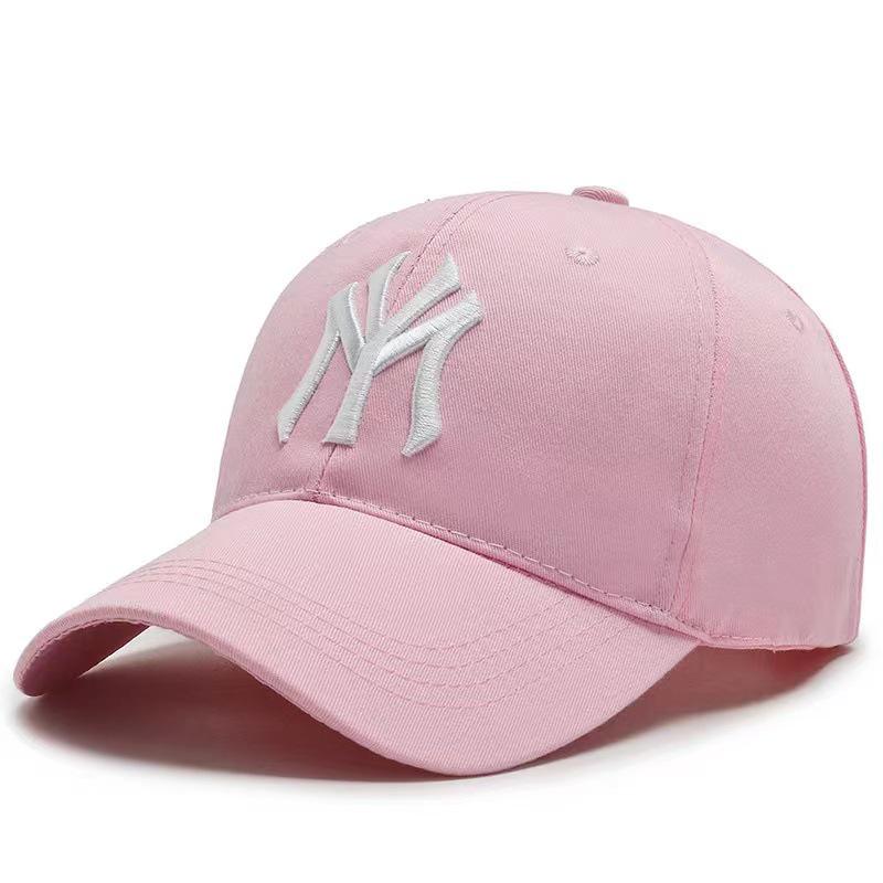 Korean Style Women's Duckbill Cap with "MY" Embroidery - Spring/Autumn Fashion, Casual Baseball Hat for Outdoor Sunshade.