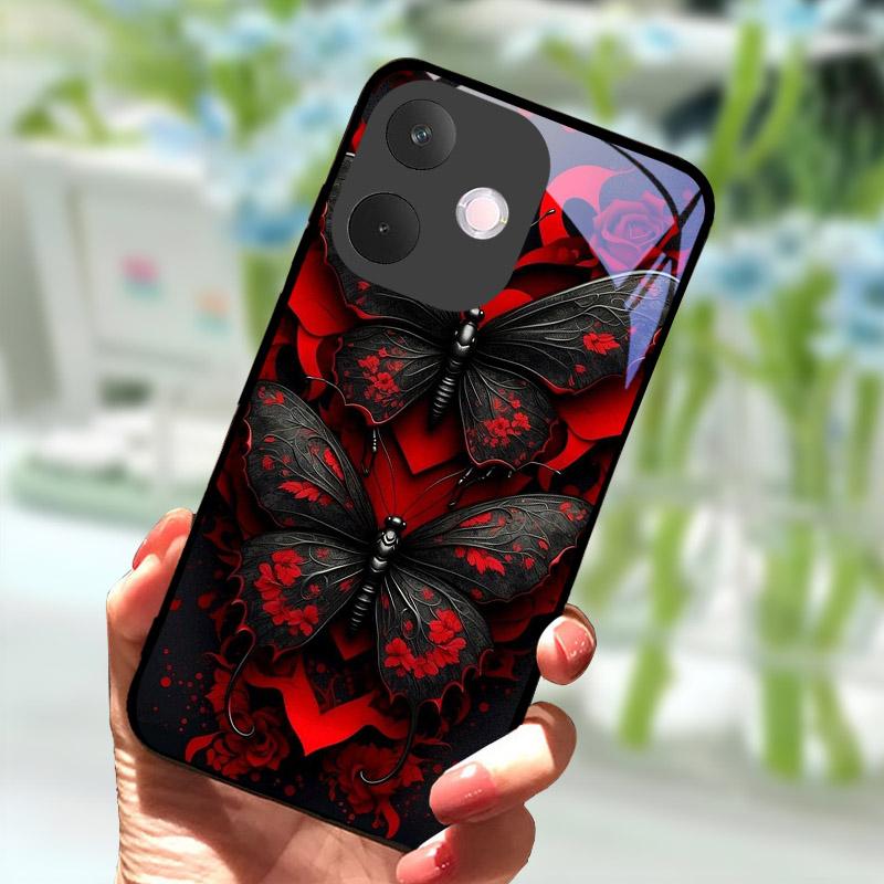 Чехол для телефона OPPO A5 Pro 5G A5Pro Защита от падений Защита камеры Закаленное стекло Задняя крышка Для OPPO A 5 Pro CPH2695 Fundas