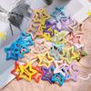 20/40/50Pcs Colorful Five-Pointed Star Mixed-Color Hairpins Cute Energetic Star Alloy Hair Accessory for Daily Wear Styling