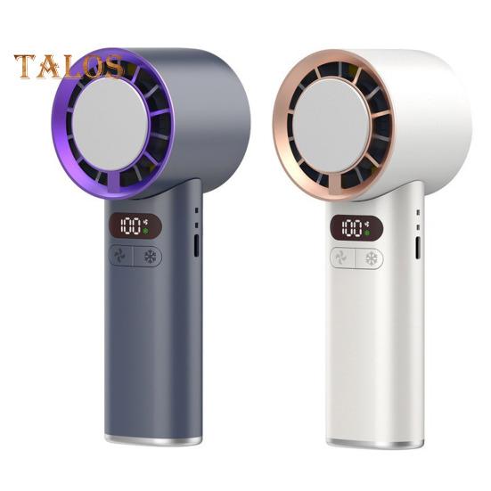 Ручной турбовентилятор 100 скоростей ветра, регулируемый сильный поток воздуха, низкий уровень шума, перезаряжаемый портативный мини-вентилятор охлаждения