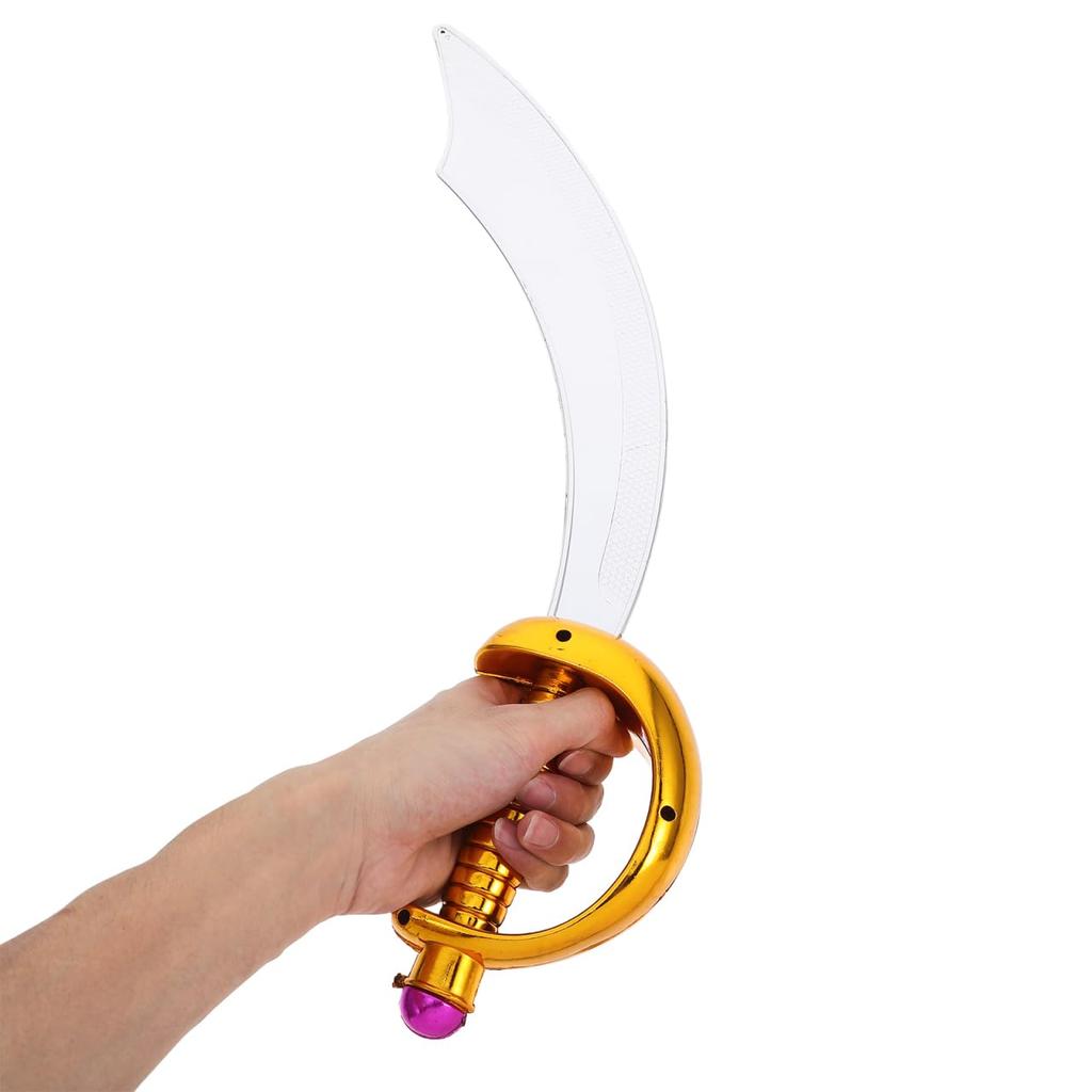 LIFKOME Pirate Knife Toy, Set of 2, Cosplay Goods, Pirate Sword, Costume, Pirate Sword, Plastic, Halloween Party Knife, Pirate Sword Prop