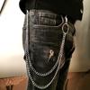 Unisex Multi-layer Anti-Lost Pants Jeans Wallet Pocket Chain Keychain