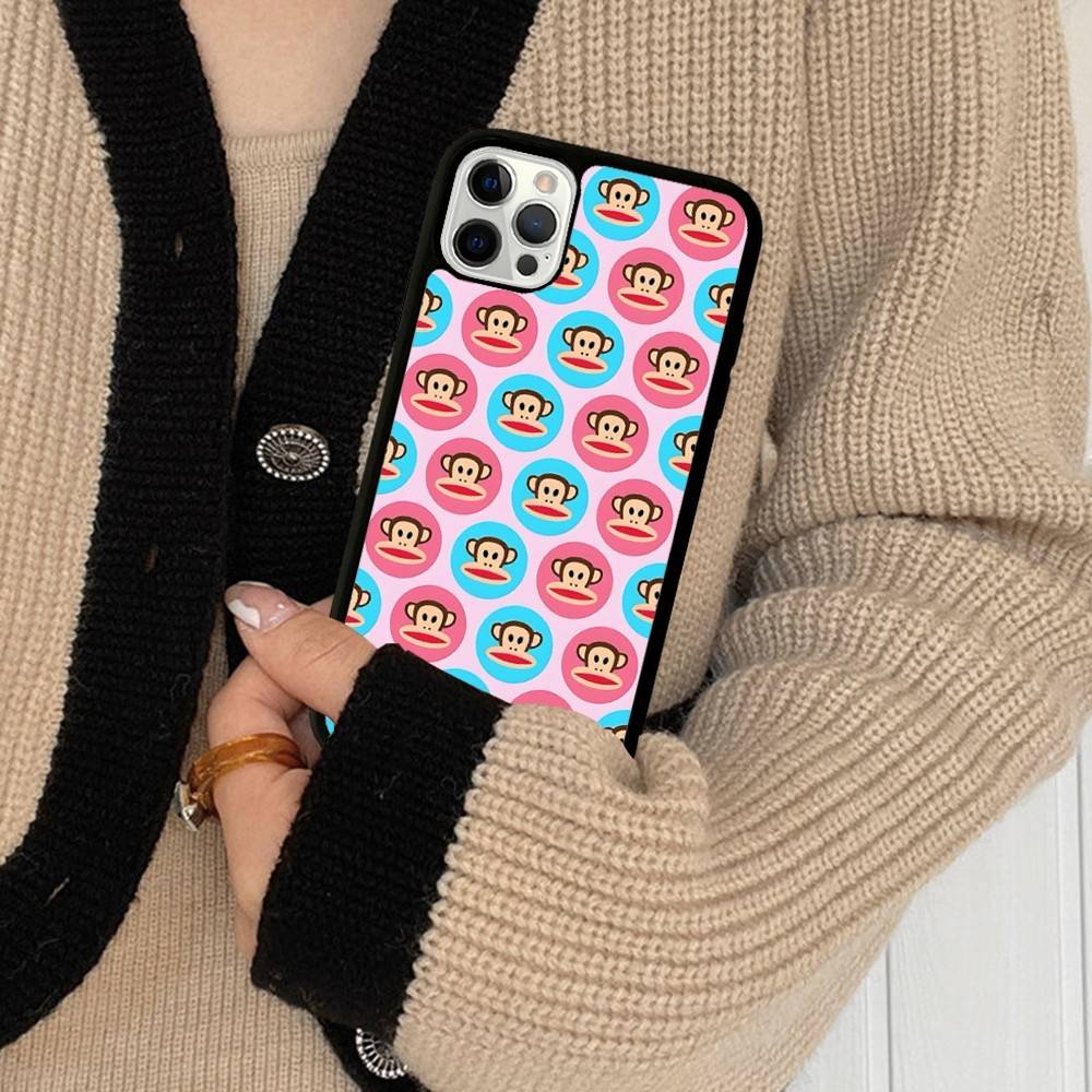 Classic P-Paul F-Frank Logo PC+TPU Protective Phone Case For IPhone 17 16 Pro Max 15 Plus 14 13 12 11 Cover