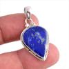 Natural Lapis Lazuli Gemstone Handmade 925 Solid Silver Gift Pendant 1.50" B7b56