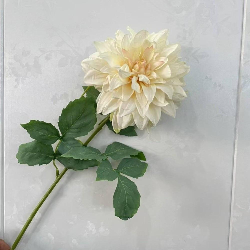 Handmade Craft Artificial Dahlia Flowers 64cm Length Silk Fake Flowers Festival Party Supplies Floral Fake False Flowers