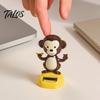Игрушка для снятия зрительной усталости, Солнечные автомобильные украшения, Обезьянка с качающейся головой, Игричная фигурка-украшение с бананом, Качающееся украшение для приборной панели