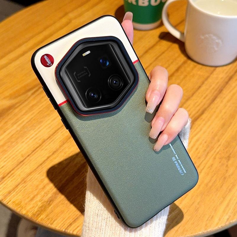 Чехол-защита для объектива из кожи с двойным пигментом, приподнятый, для Honor Magic7 RSR Porsche Design Magic 7 Pro 6 Pro