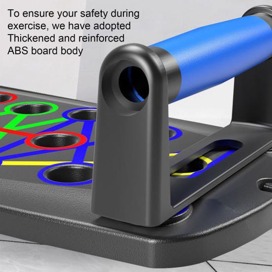 Складная доска для отжиманий с нескользящей ручкой, 28 отверстий, тренажер для мышц груди и живота, доска для отжиманий, домашний тренажер для фитнеса