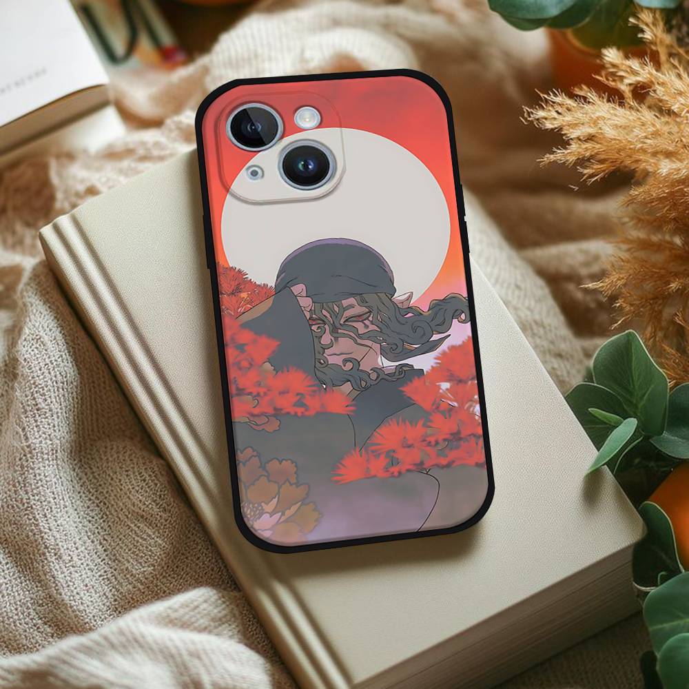 Чехол для телефона с изображением Мононоке Кусуриури для IPhone 1716 15 14 13 Pro Max 11 12 Mini X Xs XR Черный силиконовый чехол