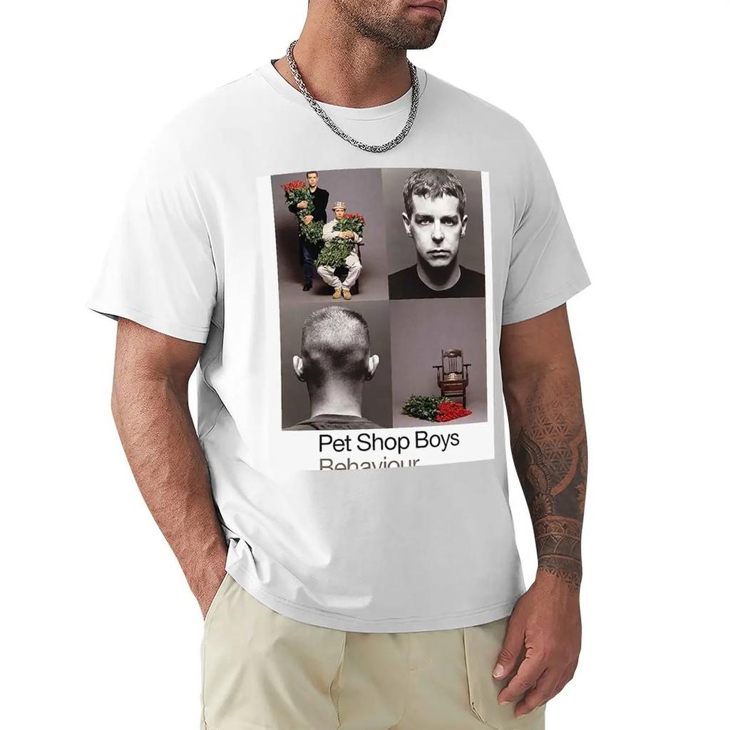 Pet Shop Boys Behaviour White Album T-Shirt